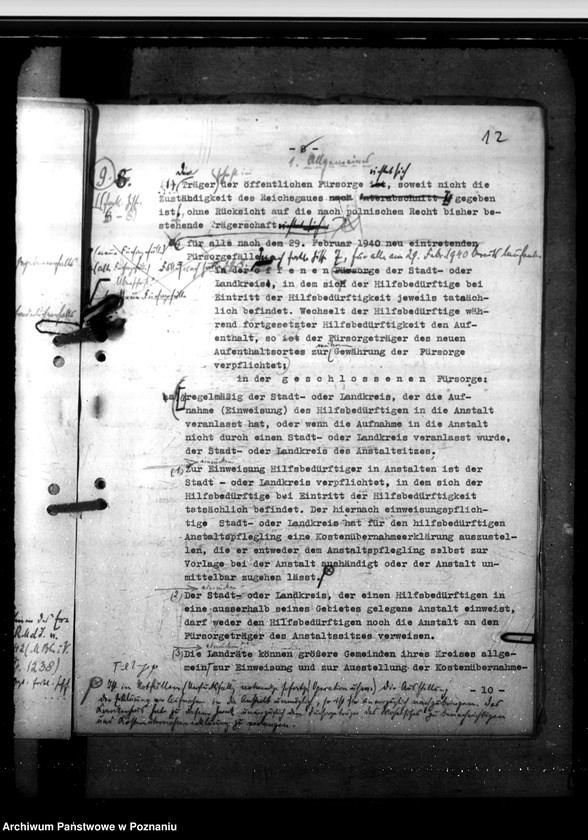 Obraz 16 z jednostki "Vorläufige Handhabung der öffentlichen Fürsorge"