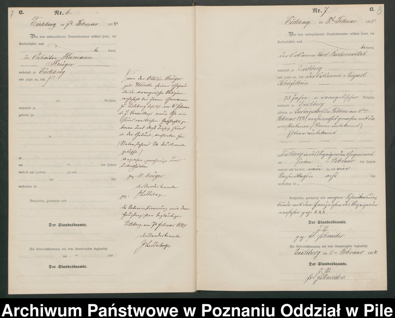 Obraz 7 z jednostki "Księga zgonów"