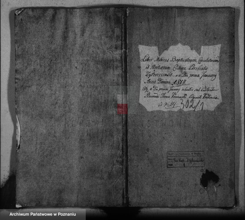Obraz 2 z jednostki "Liber baptisatorum, copulatorum, mortuorum"