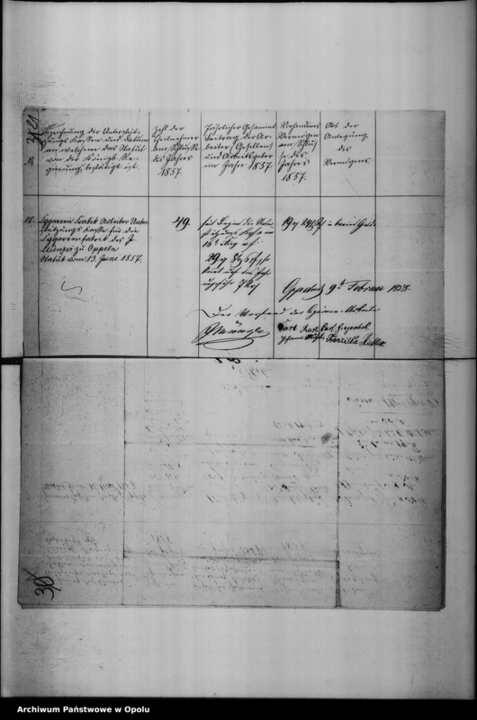 Obraz 20 z jednostki "Acta des Magistrats zu Oppeln betreffend die Hierorts vorhandenen gewerblichen Unterstützungs Kassen Vol. I"