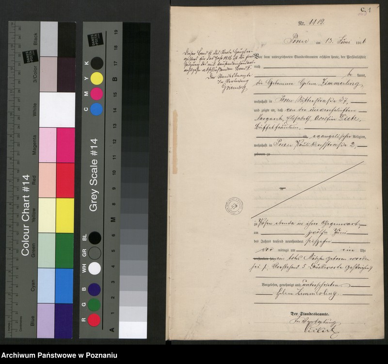 Obraz 3 z jednostki "Księga miejscowa zgonów tom III [Rejestr główny zgonów]"