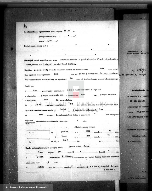 Obraz 20 z jednostki "Mleczarnia parowa w Sośnicy pow. krotoszyński Szczepan Szczepański nr woj. kotła"