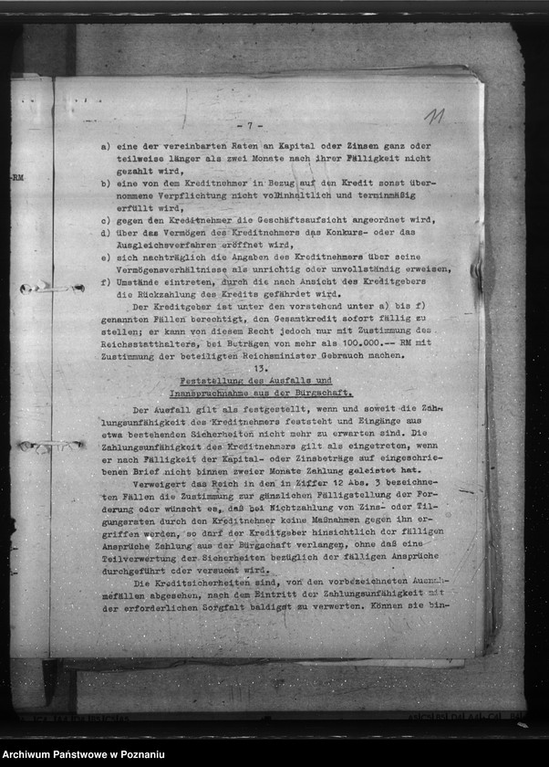 Obraz 14 z jednostki "Organisation der reichsverbürgten Kredite"