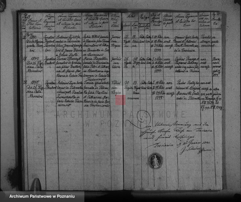 Obraz 10 z jednostki "Duplikat urodzonych, zaślubionych i zmarłych"