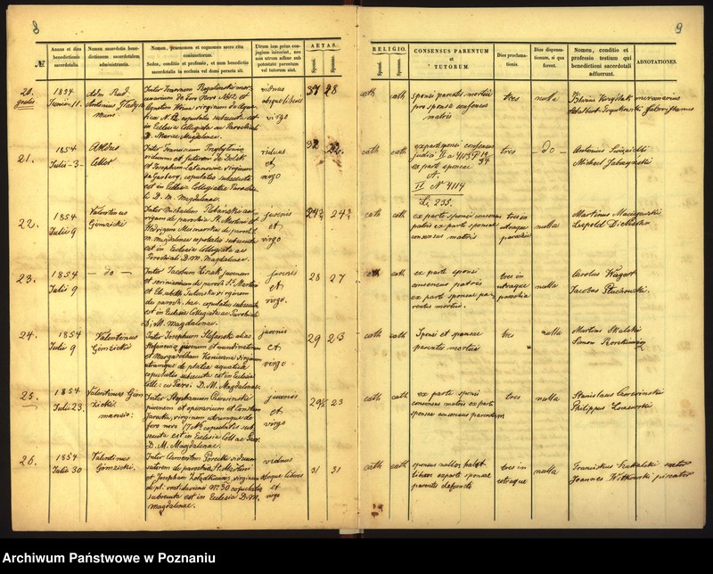 Obraz 7 z jednostki "Księga małżeństw"