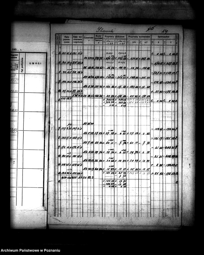 Obraz 17 z jednostki "Ustalenie granic rozparcelowanych części majątku Sławsk powiatu konińskiego"