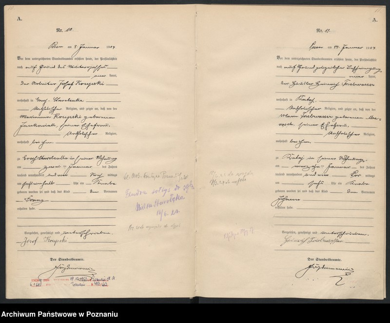 Obraz 8 z jednostki "Księga miejscowa urodzeń"