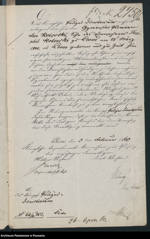 Obraz 7 z jednostki "A. betr. Leon Kotowski, Stud. phil. aus Breslau"