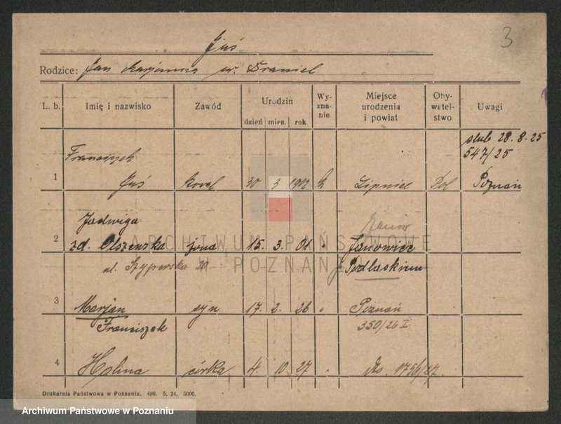 Obraz 3 z jednostki "Jus - Józefowicz"