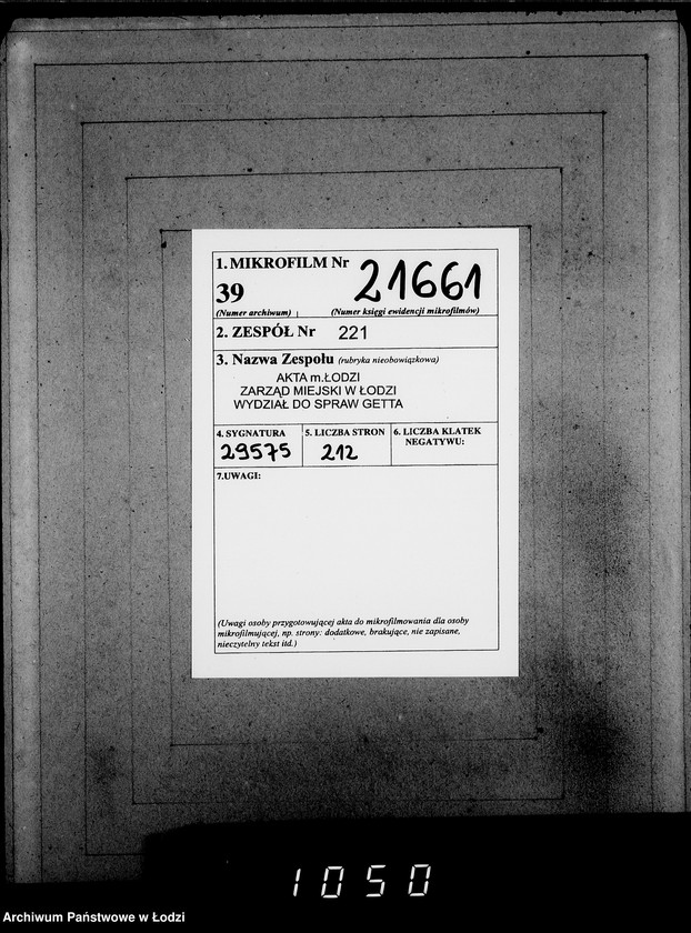 Obraz 2 z jednostki "286-320 [Wnioski ludności nieżydowskiej wysiedlonej z Getta o zwrot rzeczy pozostawionych w dawnym miejscu zamieszkania]"