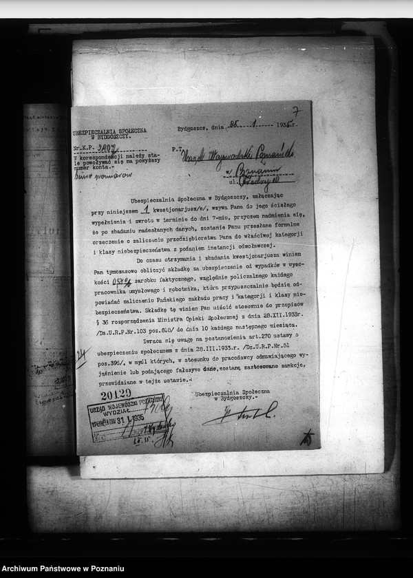 Obraz 11 z jednostki "Sprawy różne"