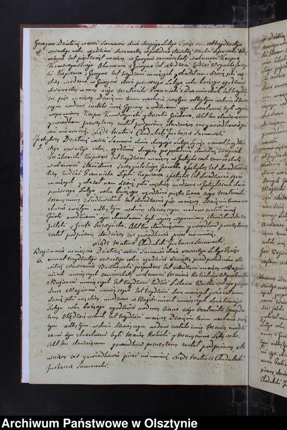 image.from.unit.number "Akta Urodzonych Zaslubionych Zmarłych w parafii Sarnowskiey w roku 1834"