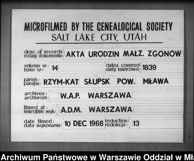 image.from.unit.number "Akta urodzeń, małżeństw i zgonów"