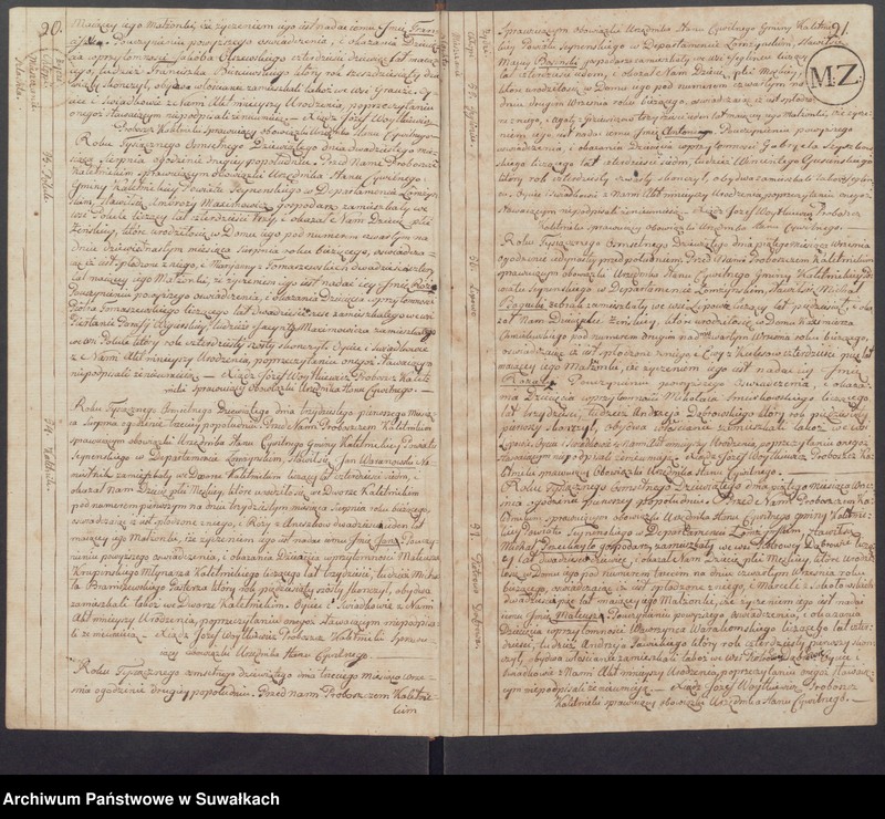 image.from.unit.number "Akta Urodzenia Stanu Cywilnego od pierwszego Maja Roku 1809 Gminy Kaletnickiey"