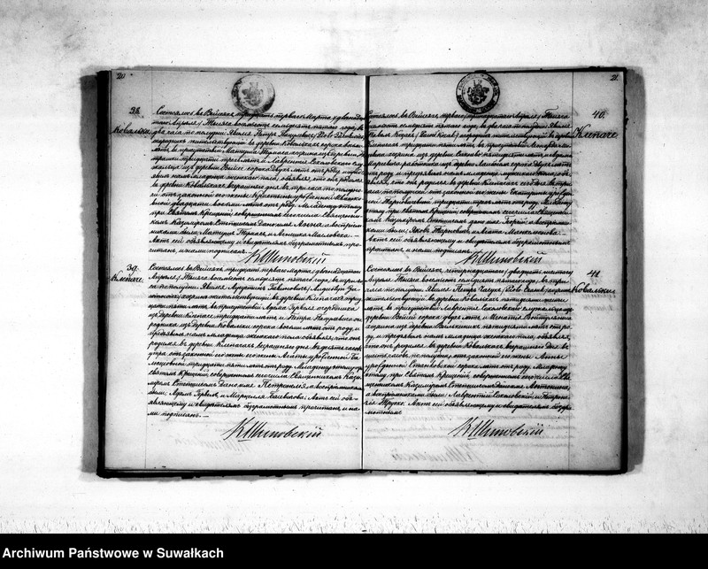 Obraz 13 z jednostki "Duplikat aktov rodivšichsja, brakosočetavšichsja i umeršich vejsejskogo rimsko-katoličeskogo prichoda na 1875 god"