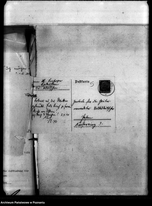 Obraz 9 z jednostki "Korespondencja w sprawie miejscowych Niemców, którzy zginęli w 1939 roku S - Z"