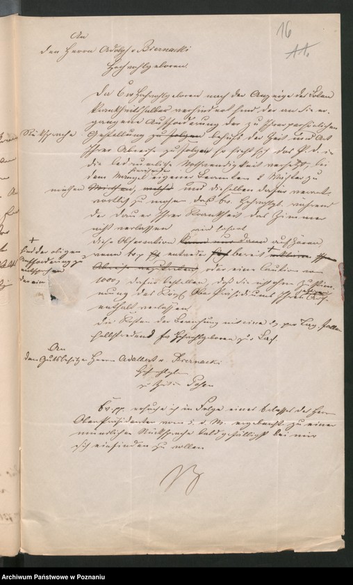 Obraz 20 z jednostki "A. betr. den polnischen Flüchtling Adolf von Biernacki"