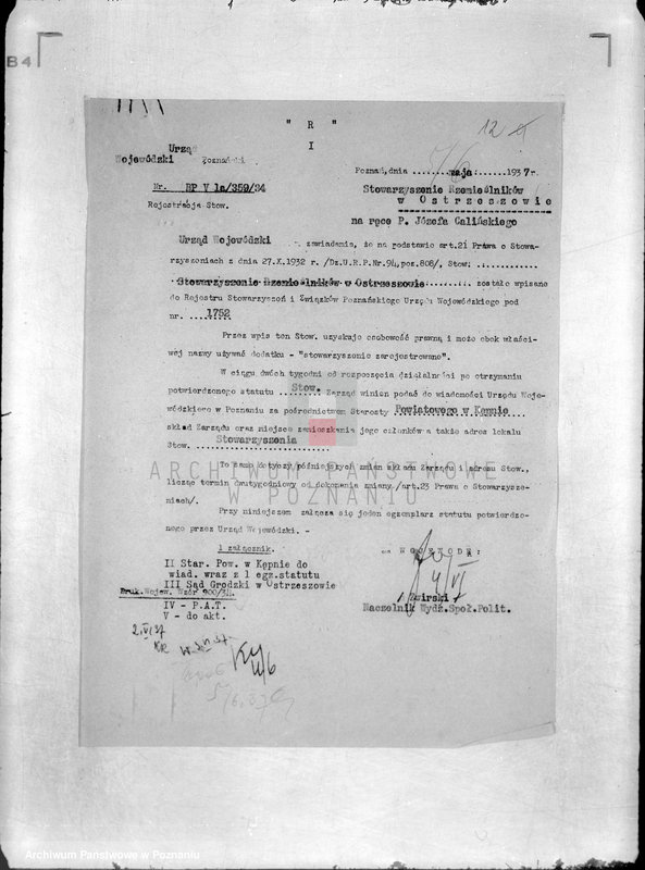 Obraz 16 z jednostki "/Stowarzyszenie Rzemieślników w Ostrzeszowie/"