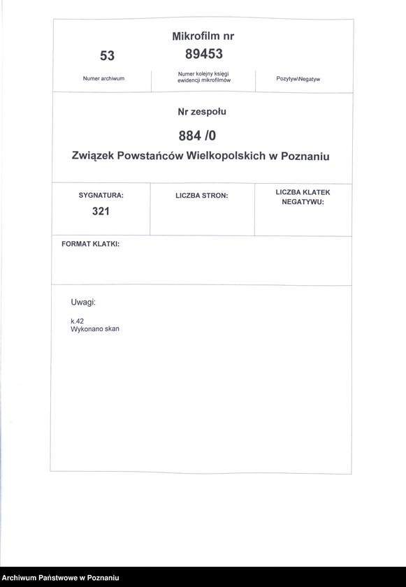 Obraz 2 z jednostki "Ryczywół, powiat Oborniki - akta koła."
