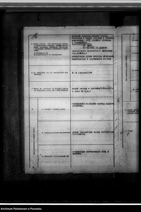 Obraz 20 z jednostki "Zatwierdzenie zakładu przemysłowego / młyn parowy/ Klessy Ignacego w Czarnkowie"