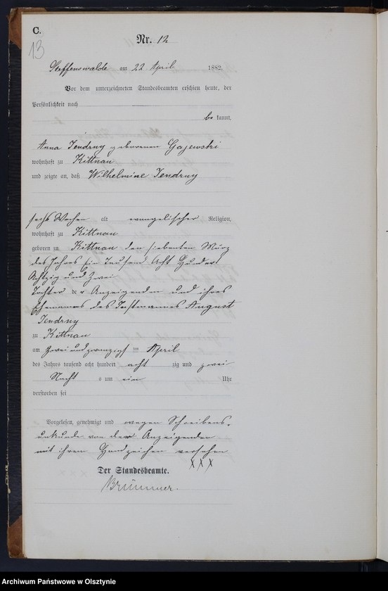 image.from.unit.number "Sterbe-Haupt-Register Nr 1 - 58"