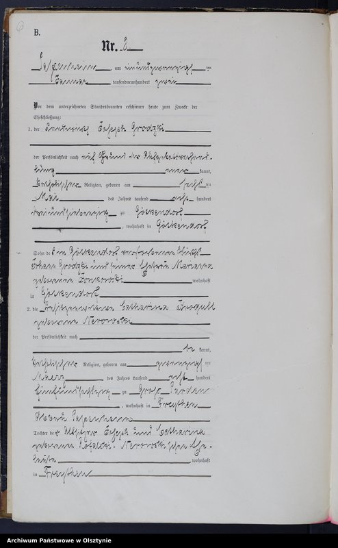 image.from.unit.number "Heiraths-Haupt-Register Nr 1 - 15"