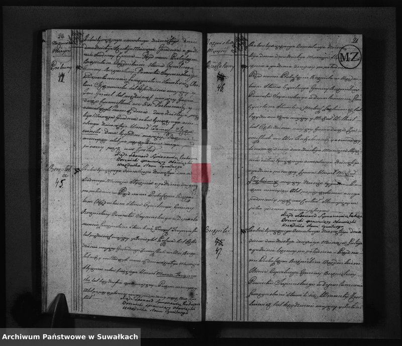 image.from.unit.number "Akta Zeszłych w Gminiej Berznickiey od 10 Maja 1809 R-u"
