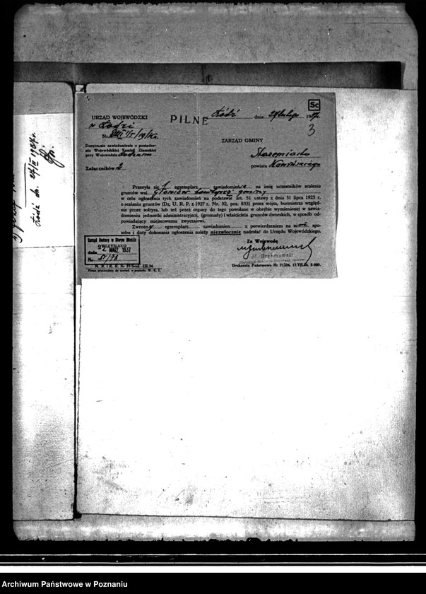 image.from.unit.number "Wieś Główiew powiatu konińskiego /scalanie gruntów/"