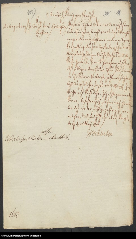 image.from.unit.number "Die Vermiethung des dem Rastenburschen Amts Hospital zugehörigen Bleickplatzes auch des Geköch=Gartens"