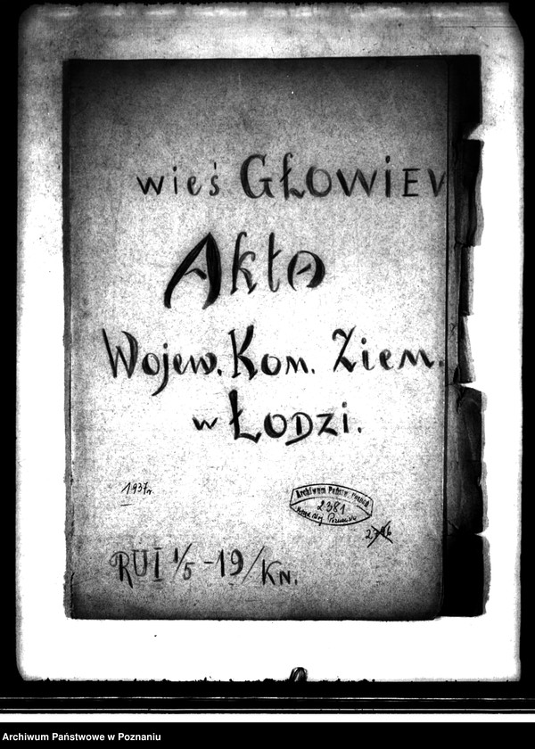 image.from.unit.number "Wieś Główiew powiatu konińskiego /scalanie gruntów/"
