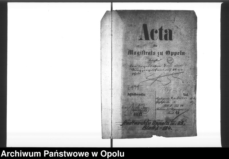 Obraz 4 z jednostki "Acta des Magistrats zu Oppeln betreffend den projektirten Bau eines Ringziegelofens auf Oberschale"