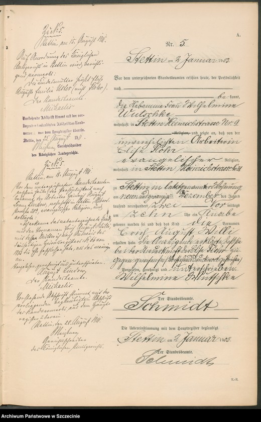 image.from.unit.number "Geburts-Register (Neben-Register) Band I"