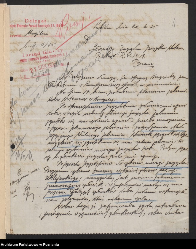 Obraz 4 z jednostki "Mogilno - akta delegata powiatowego."