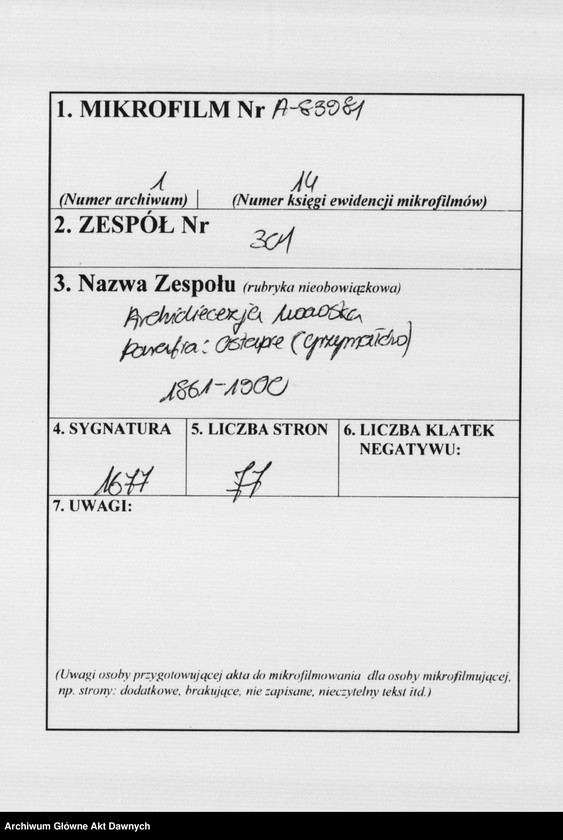 image.from.unit.number "Parafia: Ostapie (Grzymałów)*. Dekanat: Skałat. Księga metrykalna urodzeń tylko dla wsi Zarubińce. Tom I."