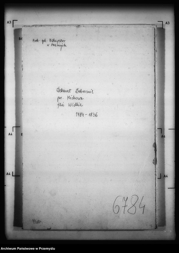 Obraz 4 z jednostki "[Kopie ksiąg metrykalnych parafii Michowa z filią Wełykie (dekanat Dobromil)]"