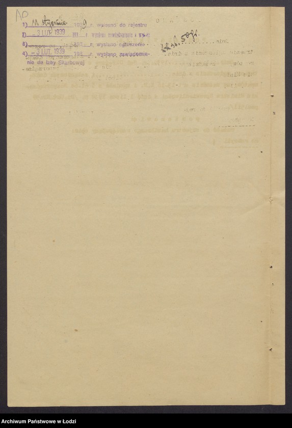 Obraz 12 z jednostki "Izrael Moszek Łęczycki – wyrób i sprzedaż trykotaży i pończoch"