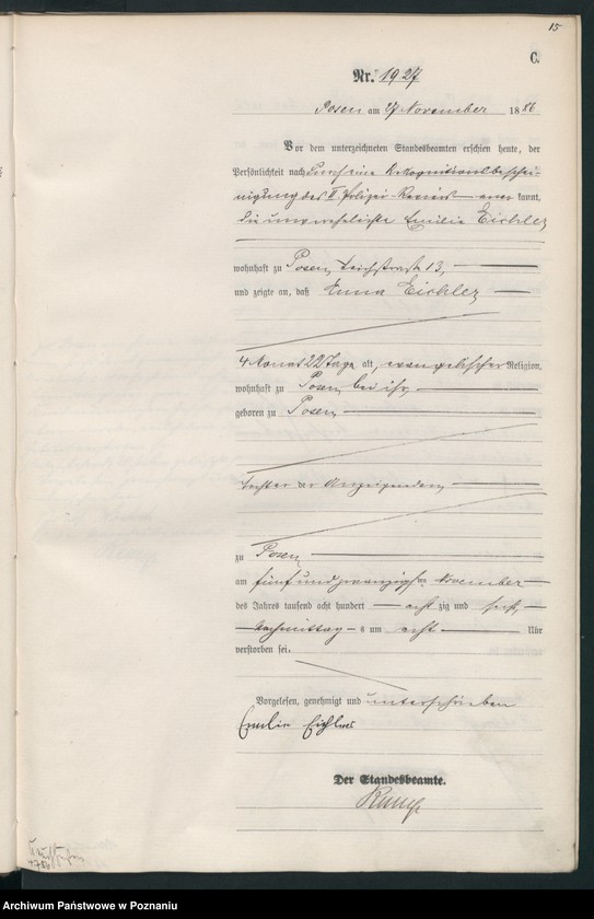 Obraz 18 z jednostki "Księga zgonów t. V"