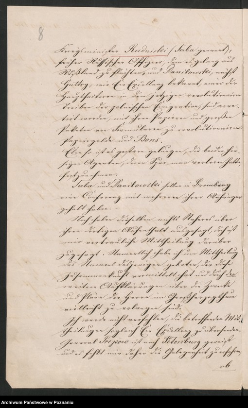 Obraz 12 z jednostki "Der wiederholte Versuch der polnischen Emigration eine neue revolutionäre Organisation in den ehemaligen polnischen Landesteilen zu bewirken."