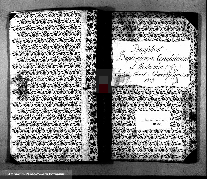 Obraz 1 z jednostki "Liber baptisatorum, copulatorum, mortuorum"