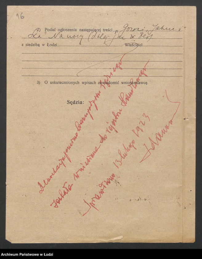 Obraz 18 z jednostki "Oskar Górski, Adolf Jahnz - Dom Handlowo-Ekspedycyjny, Górski, Jahnz i S-ka- Dom Handlowo-Ekspedycyjny"