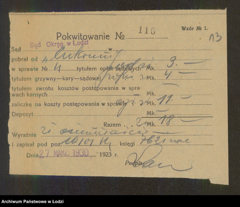 Obraz 15 z jednostki "Majzler i Urbach- Biuro Agenturowo-Komisowe "Cukrum""