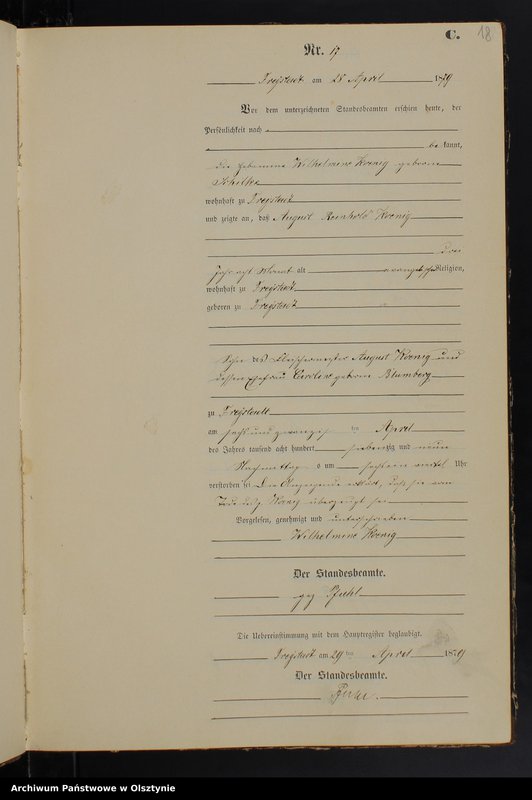 image.from.unit.number "Sterbe-Neben-Register Nr 1 - 76"