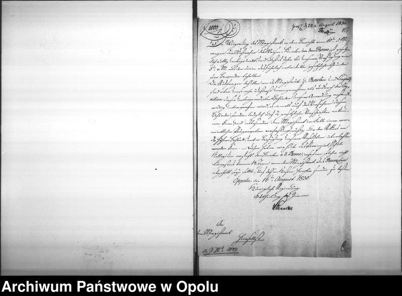 Obraz 14 z jednostki "Acta betreffend die verweigerte Annahme und Sorge für den Weisen-Knaben August von dem Borne. Vol. I"