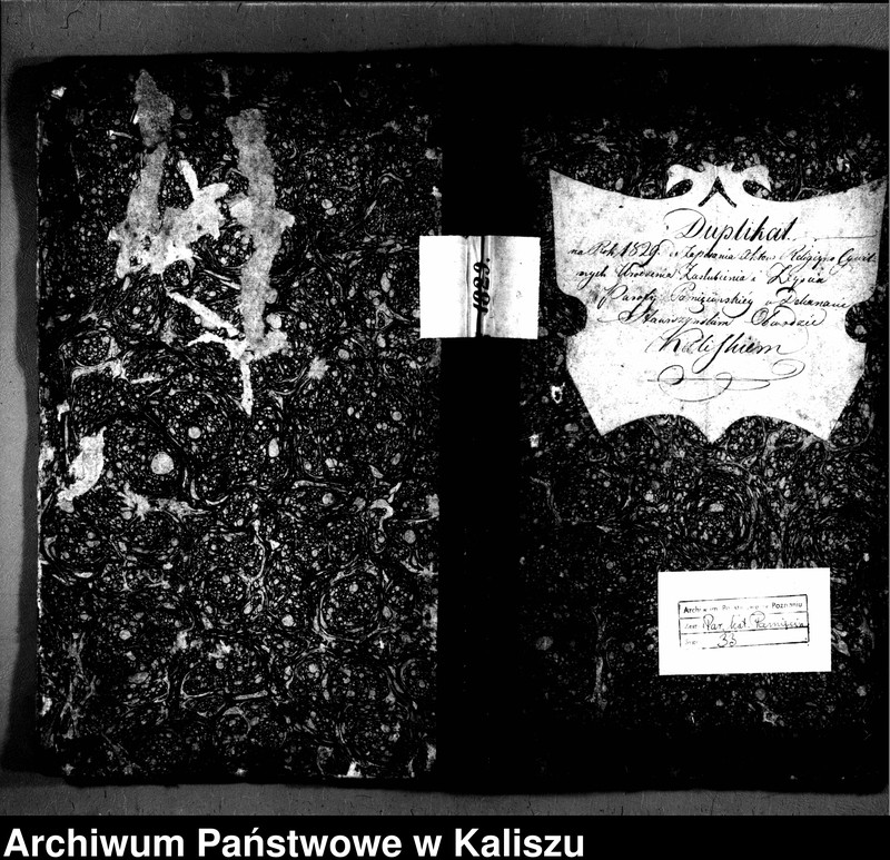 image.from.unit.number "Duplikat do zapisania aktów religijno-cywilnych urodzenia, zaślubienia i zejścia"