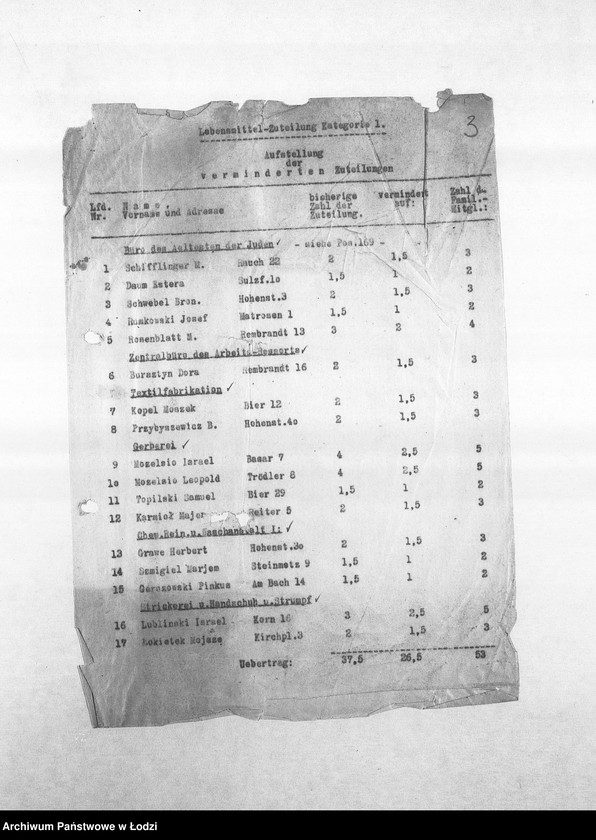 Obraz 6 z jednostki "[Korespondencja PSŻ z wydziałami i resortami w sprawie przydziałów żywnościowych dla ich pracowników]"