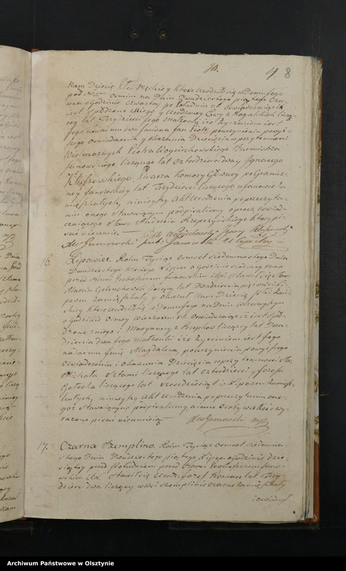 image.from.unit.number "Duplicat. Akta Stanu Cywilnego Gminy Janow, Małżeństw, Urodzenia, Zeyscia oraz y Zapowiedzi od 1 Maja 1817 do 31 Kwietnia 1818"