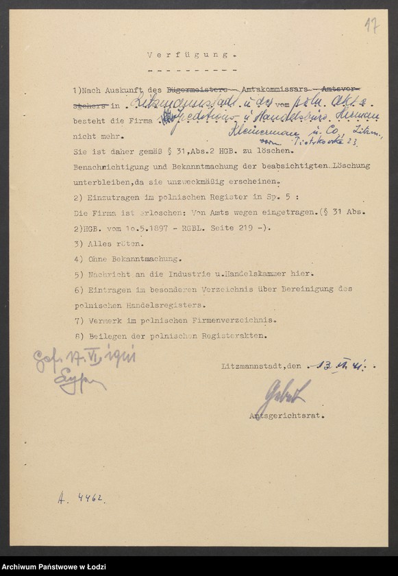 Obraz 19 z jednostki "Herman Kleinerman- biuro ekspedycyjno-handlowe"