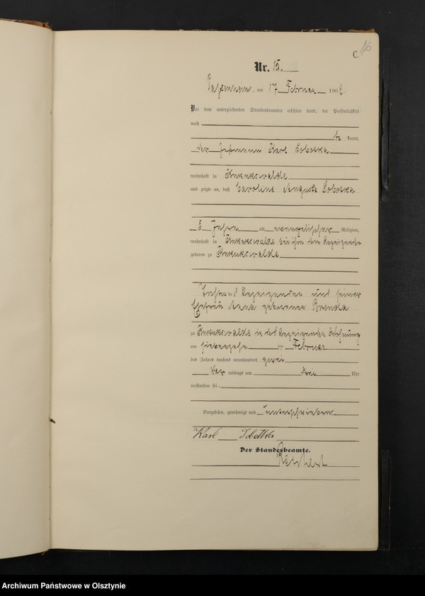 image.from.unit.number "Sterbe-Haupt-Register Nr 1 - 100"