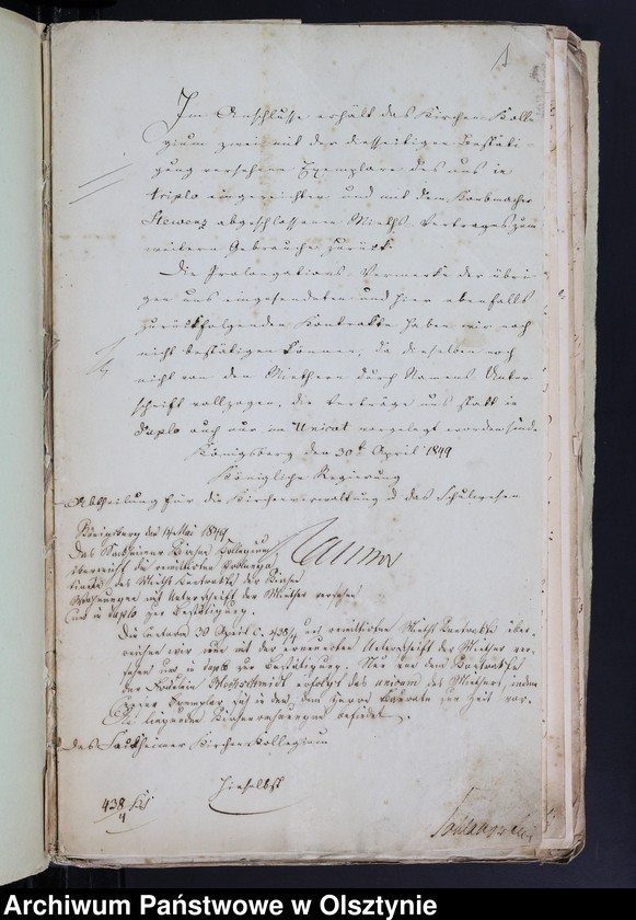 image.from.unit.number "Vermieten der Wohnungen und der Grundstücken von Gemeinde Kirchenrat. Die Errichtung eines Mietshauses /Gesuche, Mietskontrakte, Erlaubnisee, Hypotekenakten usw./"