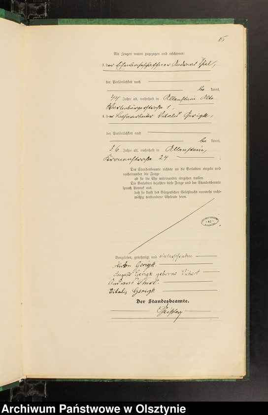 image.from.unit.number "Heirats-Haupt-Register Tom II, Nr 243-345"